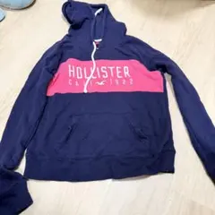 Hollister パーカー S ネイビー/ピンク