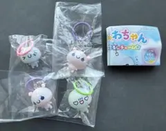 ぷくぷくあわわちゃん ころんとクリア　めじるしチャーム　3種類セット