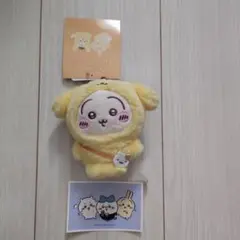 ちいかわサンリオマスコットホルダー ポムポムプリンうさぎ　ステッカー