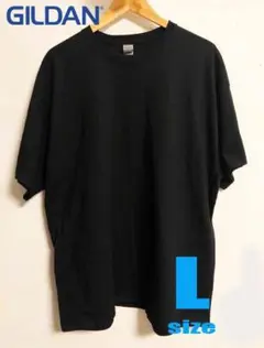 GILDAN ギルダン 無地 Ｔシャツ 6oz L ブラック 黒 半袖