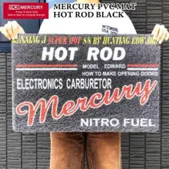 玄関マット マーキュリー アメリカン 雑貨 おしゃれ MERCURY ブラック