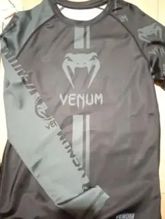 Venum 長袖ボクシングウェア ブラック/グレー　ヴェノム　ヴェナム　格闘技