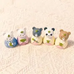 【完売品】ナチュラルキッチン　お内裏様＆お雛様　三人官女オブジェ　5点　ひな祭り