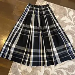 アーバンリサーチ　ソニーレーベル　チェック柄フレアスカート ロング丈