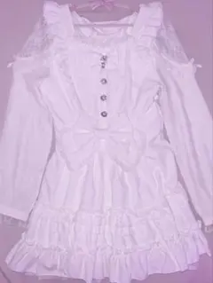 LIZLISA♥レイヤードライクレーストップス♥ホワイト - メルカリ
