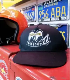 VOLCOM MOONEYES コラボキャップ ブラック 2026SS 完売品のサムネイル