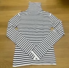 ANGIE アンジェ ボーダー タートルネック セーター Mサイズ