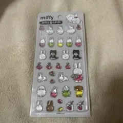 【希少】 韓国 miffy ミッフィー ボンボンドロップシール ホワイト