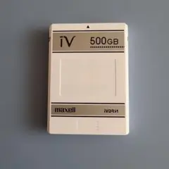 maxell iVDRS 500GB ストレージデバイス マクセル iVDR-S対応500GBリムーバブルHDDホワイト