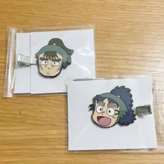 【匿名配送】忍たま乱太郎　前髪クリップ　七松小平太　中在家長次　六ろ
