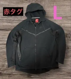 【赤タグ】NIKEテックフリース ブラック Lサイズ