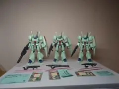 HG 1/144 ジェガン F91ver.3種類3体セット素組プレバン品おまけ付