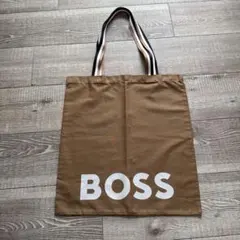 BOSS エコバッグ トートバッグ ブラウン