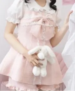 Ank Rouge ツイードおリボンセットアップ