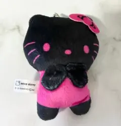 ハローキティ ぬいぐるみ 黒とピンク