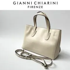 GIANNI CHIARINI ／2way トート ショルダー ハンドバッグ