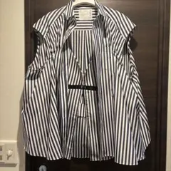 ストライプ ノースリーブシャツのサムネイル