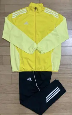 【美品/希少2XL】アディダス Tiro25 上下セット トラックスーツ 黄×黒