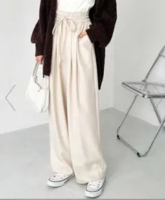 ワイドパンツ きれいめ