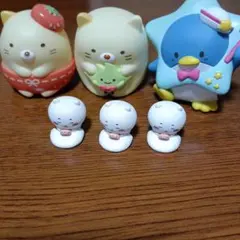 スミッコ暮らし、サンリオ、ちいかわ　6体セット　ライト付き