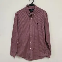 ♦︎新品同様♦︎Ralph Lauren ストライプシャツ 長袖 Mのサムネイル