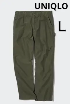 UNIQLOユニクロワイドフィットワークパンツ（丈標準71～77cm）L