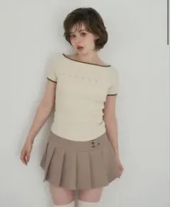 ANDMARY Chloe check mini skirt Sサイズ - メルカリ