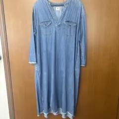 きききー様専用 チャオパニック×Lee デニム 七分袖 シャツワンピース