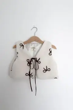 ボアベスト　90サイズ 韓国子ども服　韓国生地　ハンドメイド