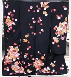 ★超美品★正絹 振袖 未仕立て 仮絵羽 リメイク-D