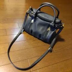OZOC　合皮2WAYバッグ　黒のサムネイル
