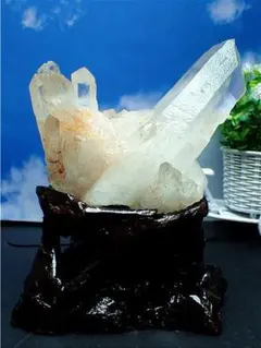 極上 高透明 水晶不動明王彫 486g 一点物 - メルカリ