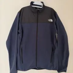 THE NORTH FACE XL フリースジャケット ネイビー/ブラック