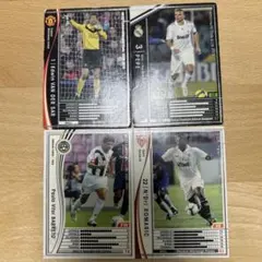 【値下げ希望可】サッカー トレーディングカード4枚セット　海外