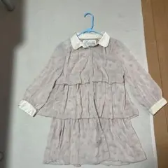 値下げ　Lovedrose & Co. 星柄シフォンブラウスのサムネイル