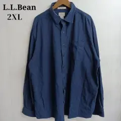 L.L.Bean 長袖シャツ ２XL ネイビー