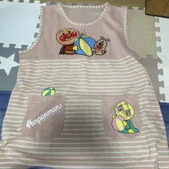 ⭐️アンパンマンニットエプロン ふわふわボール ピンク フレーベル館⭐️のサムネイル