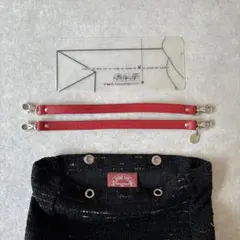 新品未使用 アンジュールアンサック ハンドル レッド 赤 本革のサムネイル