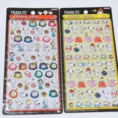 【正規品】PEANUTS ボンボンドロップミニシール 2枚セット