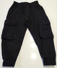 H&M 黒 カーゴパンツ 120cm