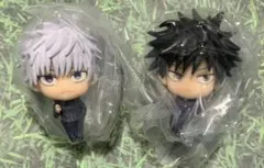 呪術廻戦　カプセルフィギュアコレクション　五条（マスクなし) 伏黒　2点セット