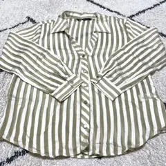 【ZARA】【透け感】【シアーブラウス】 【ゴールドボタン】✴︎極美品