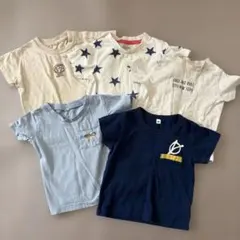 ベビー 男の子 シンプル Tシャツ 80サイズ 5枚セット まとめ売り