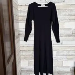 ロペピクニック　リブニットワンピース　M
