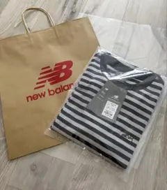 タイムセール❗️New Balance 【ニューバランス】ボーダーTシャツ　Mのサムネイル