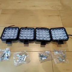 コマツ LEDライト 4個セット 作業灯 DC12V-24V - メルカリ