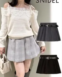 スナイデル　ベルト付き　スカショーパン　スカートSWFP245105