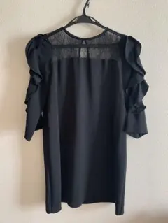 zara レースワンピース　黒　Sサイズ　シースルー