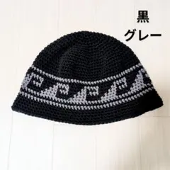 クラッシャーハット クロシェハット ビーニー 帽子 古着 グランジ 韓国 波.