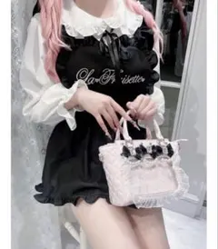 Ank Rouge ハートエプロン風セットアップ | Mercari